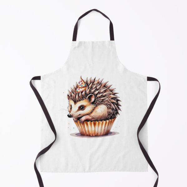 Item preview, Cute Hedgehog Inside Cupcake Muffin Bakery Art designed and sold by AQUILAKREO.