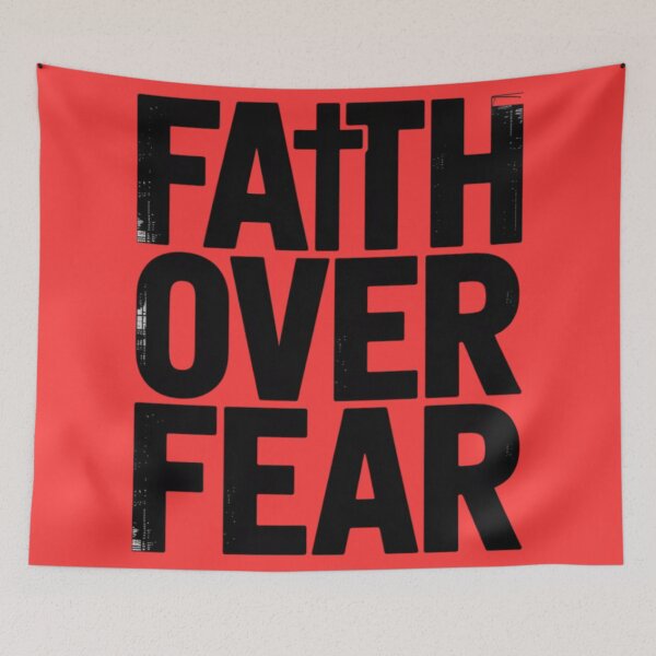 Item preview, FAITH OVER FEAR designed and sold by 123ks.