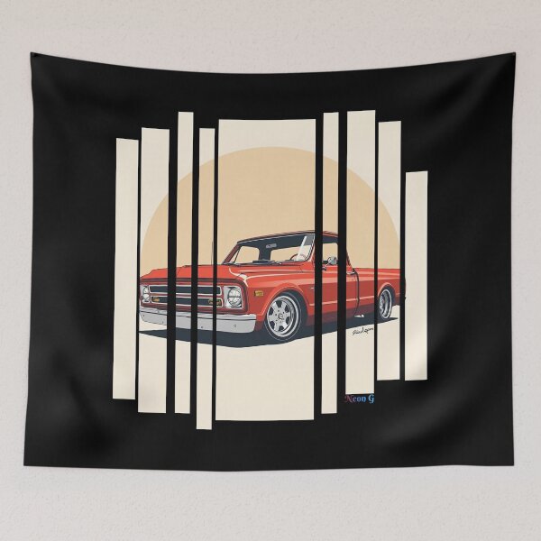 Item preview, Chevrole C10 1967 Chevy C10, lowered stance, chrome trim, old-school garage vibe The classic C10 12 designed and sold by Neon G.