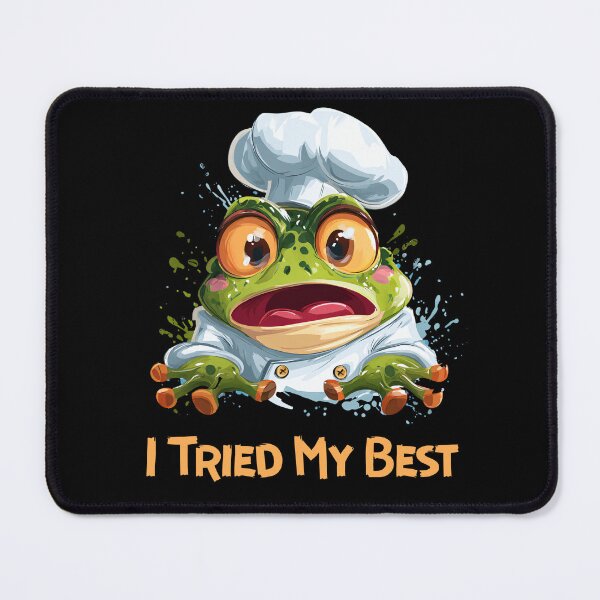 Item preview, Let Him Cook Frog Gifts – Funny Cute Frog Chef Gifts – Meme Cooking Animal designed and sold by ZubekStudio.