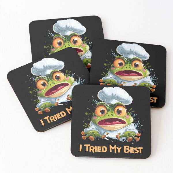 Item preview, Let Him Cook Frog Gifts – Funny Cute Frog Chef Gifts – Meme Cooking Animal designed and sold by ZubekStudio.