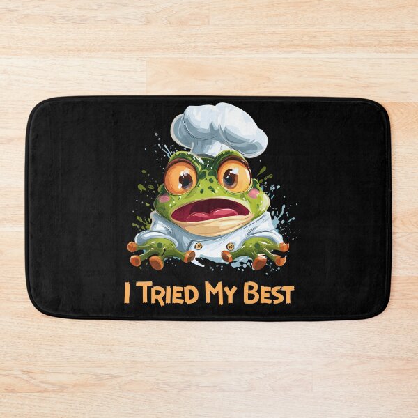 Item preview, Let Him Cook Frog Gifts – Funny Cute Frog Chef Gifts – Meme Cooking Animal designed and sold by ZubekStudio.