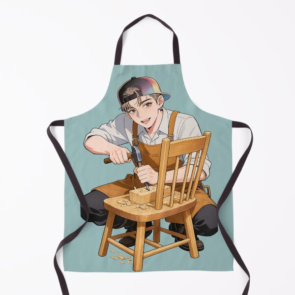 Item preview, Carpenter Crafting Wooden Chair Handmade Work designed and sold by Ministickertime.