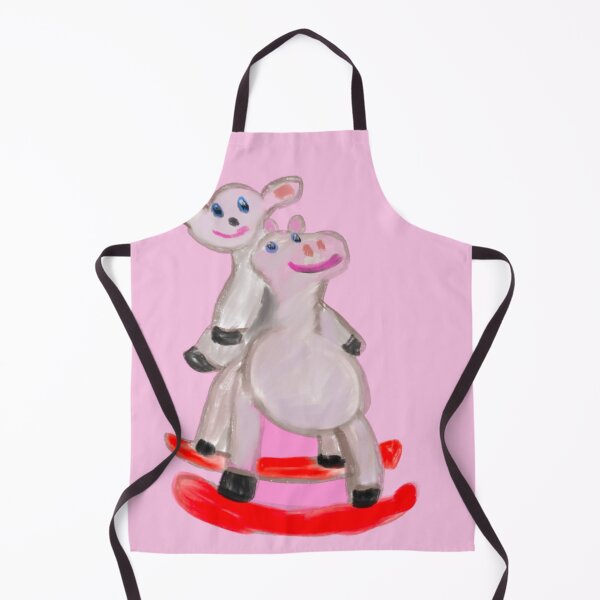 Item preview, Cassandra The Rocking Horse And Petey The Lamb designed and sold by pinkyjainpan.
