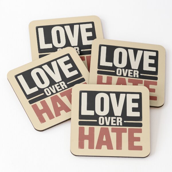 Item preview, LOVE OVER HATE designed and sold by 123ks.