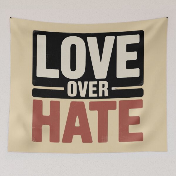 Item preview, LOVE OVER HATE designed and sold by 123ks.
