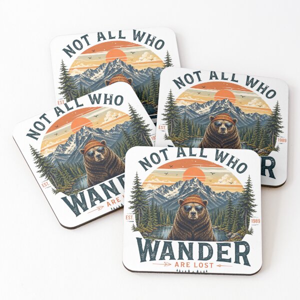 Item preview, Grizzly Wanderer - Vintage Mountain Adventure Design designed and sold by KaphzeShop.