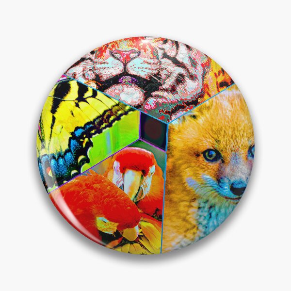 Item preview, Animal Cube, Geometric Collage Abstract designed and sold by AMacGPhilly.