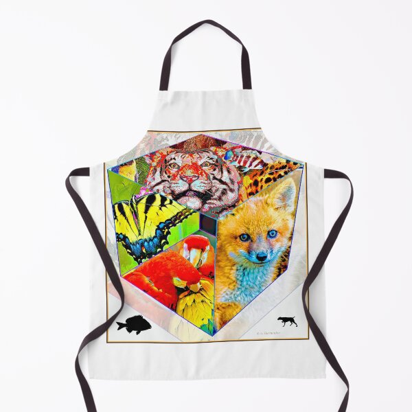 Item preview, Animal Cube, Geometric Collage Abstract designed and sold by AMacGPhilly.