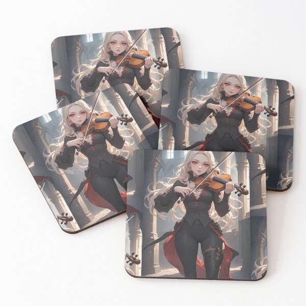 Item preview, Anime vampire woman with violin designed and sold by ArtsJulian.