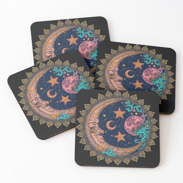 Item preview, Celestial Lace Moon Stars designed and sold by Zakrytos ★★★★★.