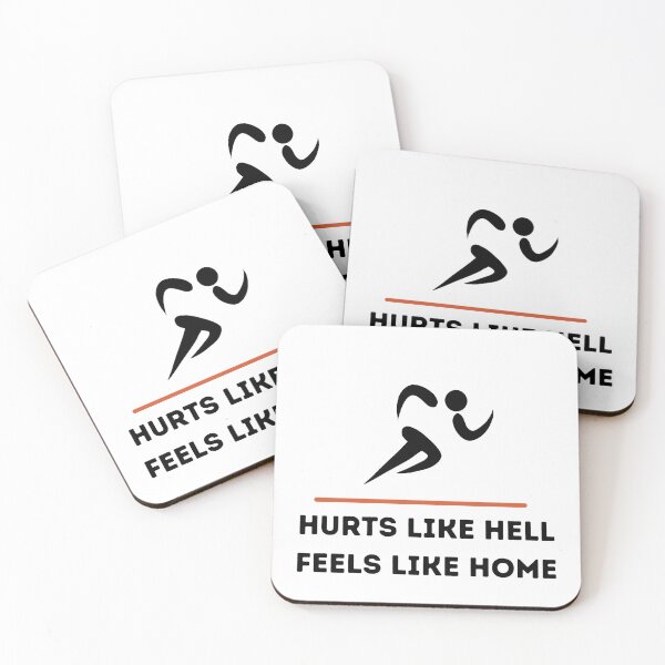 Item preview, Hurts like hell. Feels like home. designed and sold by MaciejErdon.