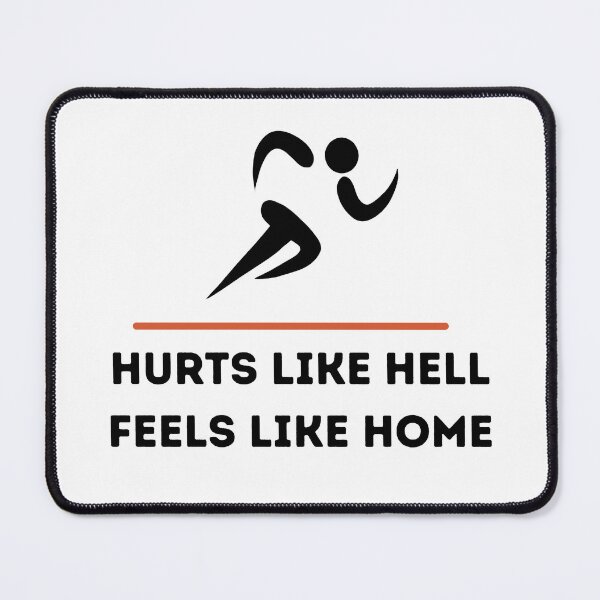 Item preview, Hurts like hell. Feels like home. designed and sold by MaciejErdon.