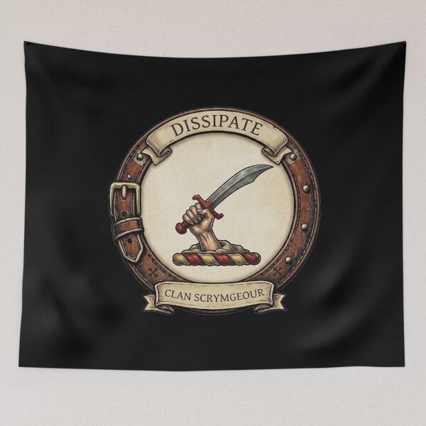 Item preview, Clan Scrymgeour Crest designed and sold by BagTown Clans.