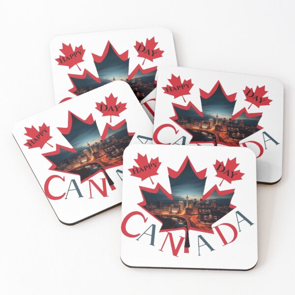 Item preview, Happy Canada Day Toronto Cityscape Maple Leaf designed and sold by Tama-sirth.