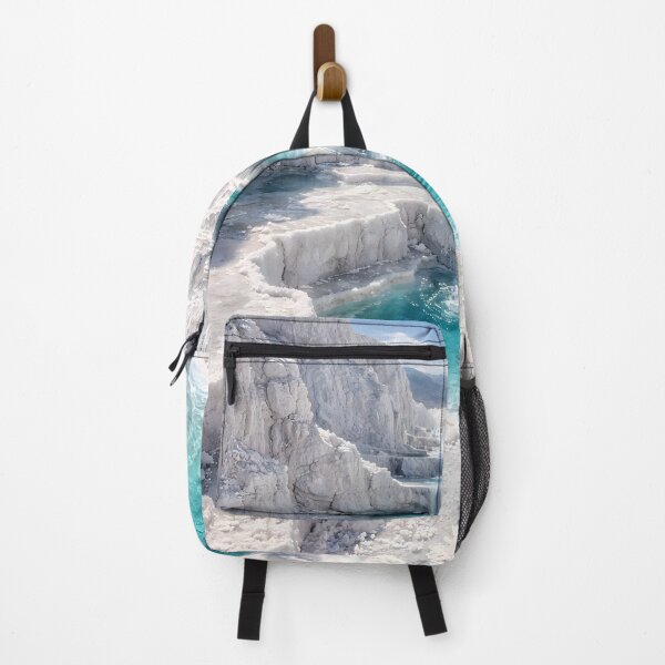 Item preview, White Mineral Terraces Waterfall designed and sold by Yomere.