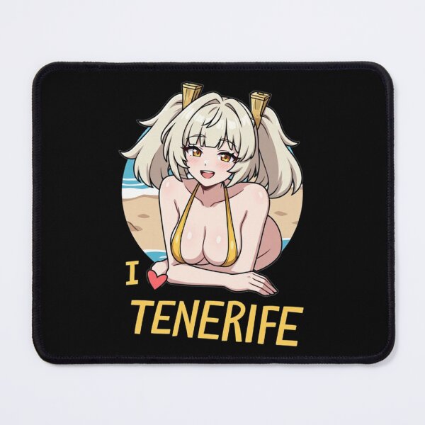 Item preview, Blonde Anime Girl I Love Tenerife Beach Souvenir designed and sold by Jimakmo.