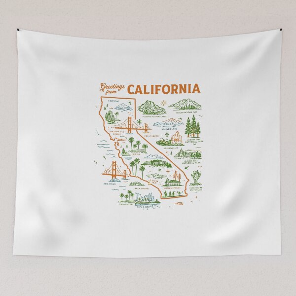Item preview, California Travel Map T-Shirt designed and sold by Matinez Pink.