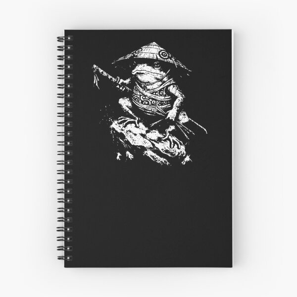 Item preview, Frog Shinobi With Straw Hat Ninja Warrior designed and sold by krystalRomanart.