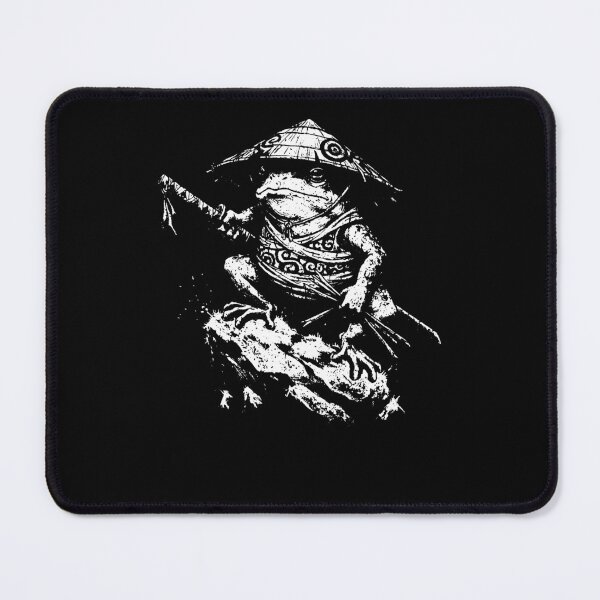 Item preview, Frog Shinobi With Straw Hat Ninja Warrior designed and sold by krystalRomanart.