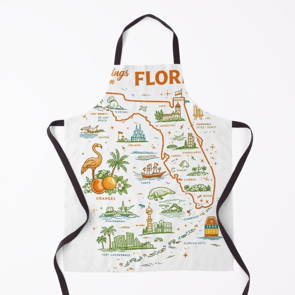 Item preview, Florida map designed and sold by Matinez Pink.