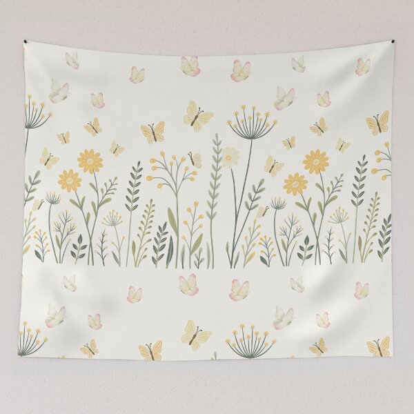 Item preview, Floral Butterfly Pattern – Soft Nature Design designed and sold by Grace & Light Art .