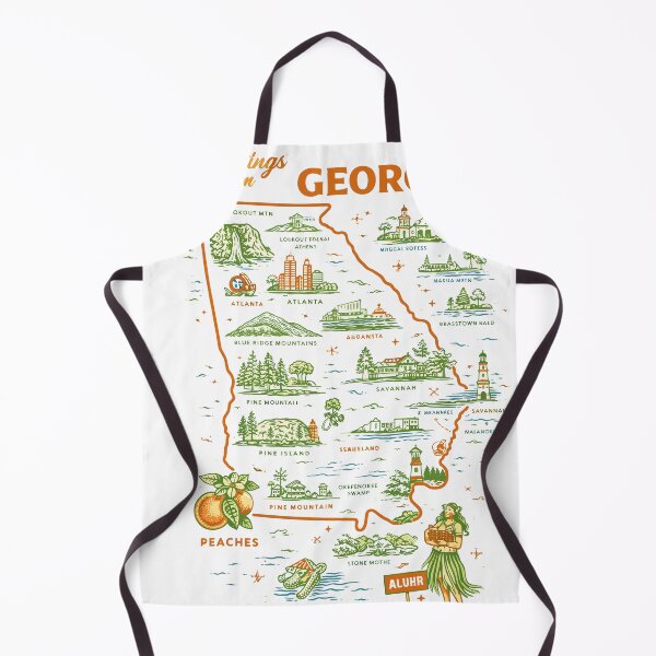 Item preview, Georgia Travel Map T-Shirt designed and sold by Matinez Pink.