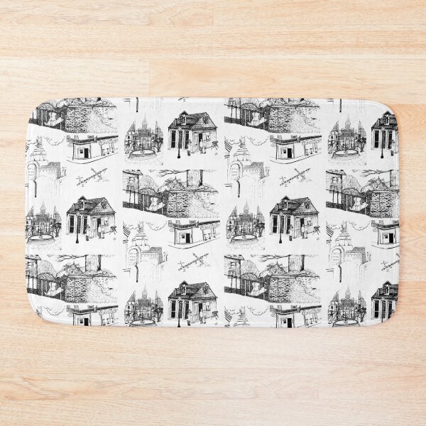 Item preview, (Portrait) Hand-drawn Landmarks of New Orleans designed and sold by hogelstick.