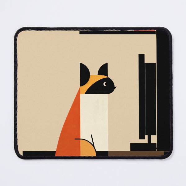 Item preview, Wall Art - Postcard - Modern Minimalist Cat Geometry designed and sold by ForeverPrintsOK.