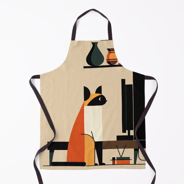 Item preview, Wall Art - Postcard - Modern Minimalist Cat Geometry designed and sold by ForeverPrintsOK.