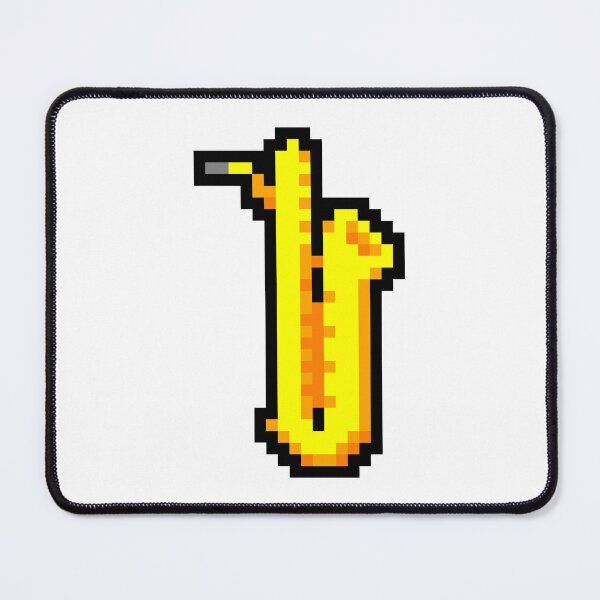 Item preview, Pixel Art Baritone Saxophone designed and sold by EwenAG.