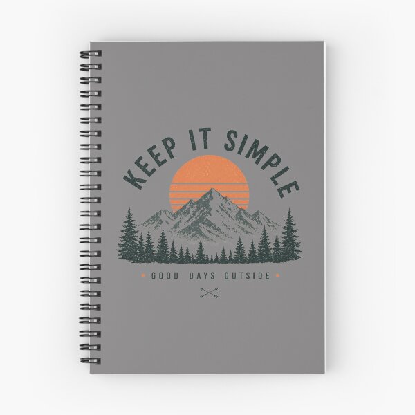 Item preview, Keep It Simple - Vintage Mountain Sunset Adventure designed and sold by KaphzeShop.