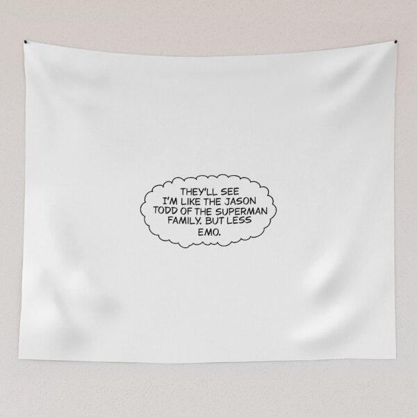 Item preview, Superboy Prime's Jason Todd Quote designed and sold by GrimPotato.