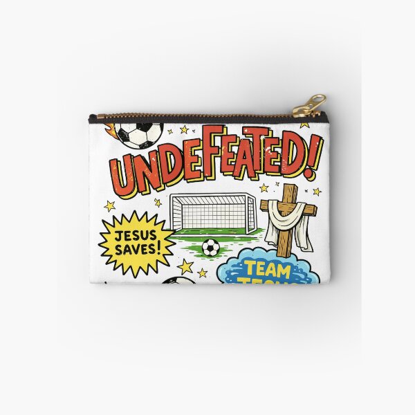 Item preview, Soccer with Jesus Undefeated designed and sold by Matinez Pink.