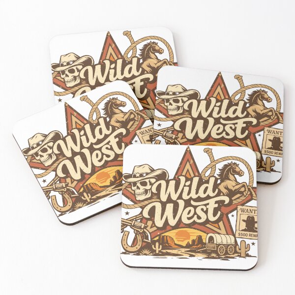 Item preview, Wild West Cowboy Skull T-Shirt designed and sold by Matinez Pink.