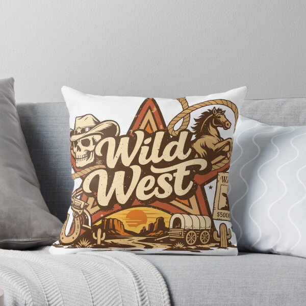 Item preview, Wild West Cowboy Skull T-Shirt designed and sold by Matinez Pink.