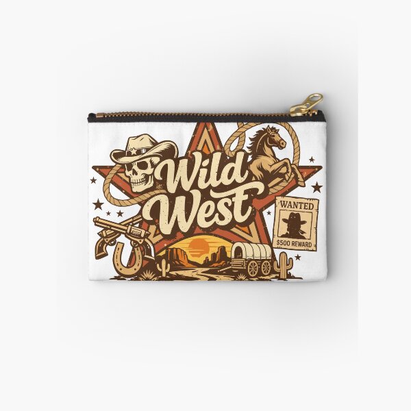 Item preview, Wild West Cowboy Skull T-Shirt designed and sold by Matinez Pink.