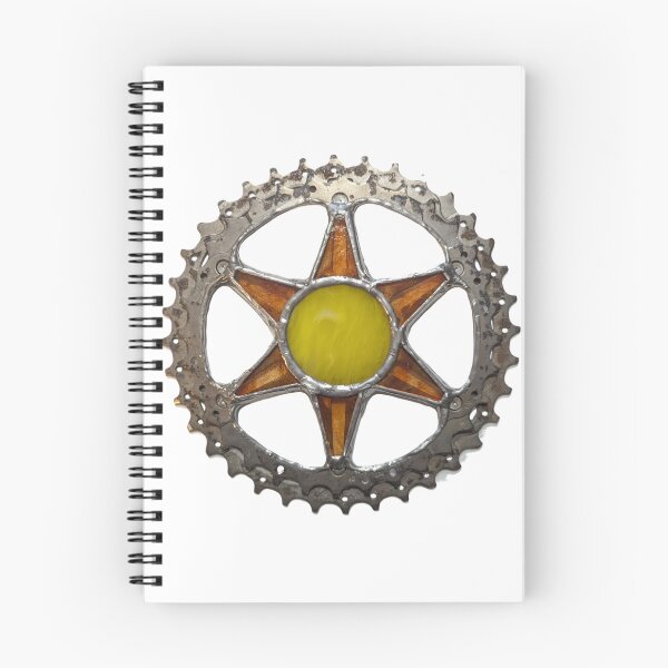 Item preview, Bicycle Gear Sun Stained Glass designed and sold by RetroGlowRadwerks.