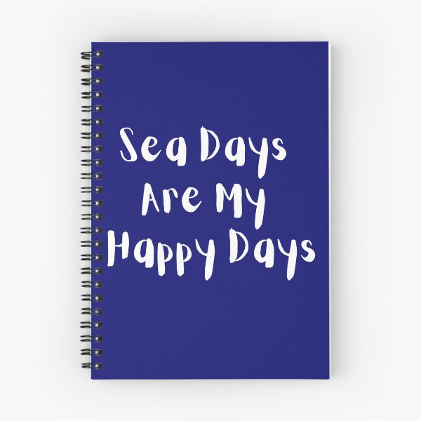 Aperçu de l'œuvre Les journées en mer sont mes journées heureuses créée et vendue par AlignedThreads.