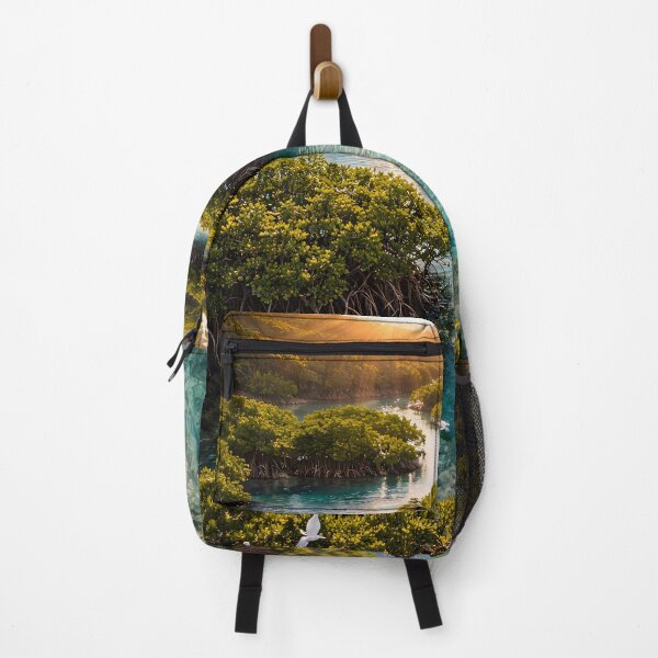 Item preview, Tropical Mangrove River Sunset designed and sold by Yomere.