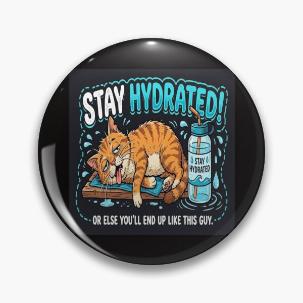 Item preview, Stay Hydrated (Cat) (HQ) designed and sold by JVP Universe.