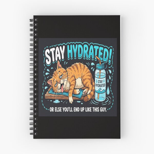 Item preview, Stay Hydrated (Cat) (HQ) designed and sold by JVP Universe.