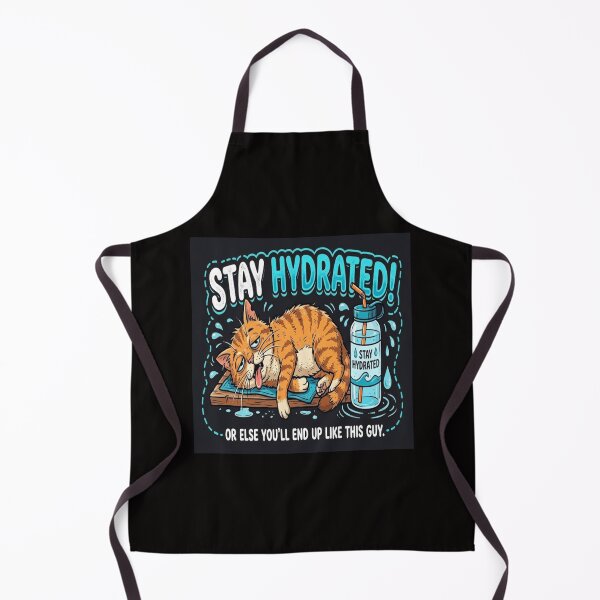 Item preview, Stay Hydrated (Cat) (HQ) designed and sold by JVP Universe.