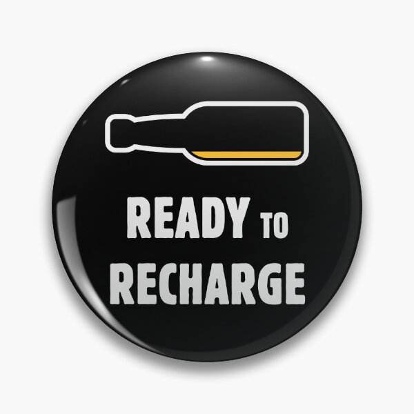 Item preview, Ready To Recharge (Beer Drinker / Ale / Lager / Alcohol / NEG 2C) designed and sold by MrFaulbaum.