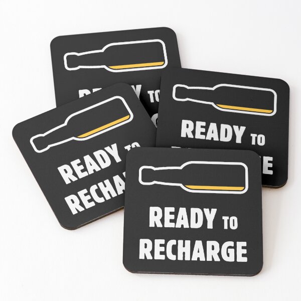 Item preview, Ready To Recharge (Beer Drinker / Ale / Lager / Alcohol / NEG 2C) designed and sold by MrFaulbaum.