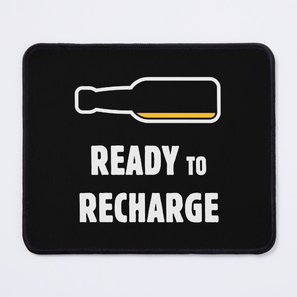 Item preview, Ready To Recharge (Beer Drinker / Ale / Lager / Alcohol / NEG 2C) designed and sold by MrFaulbaum.