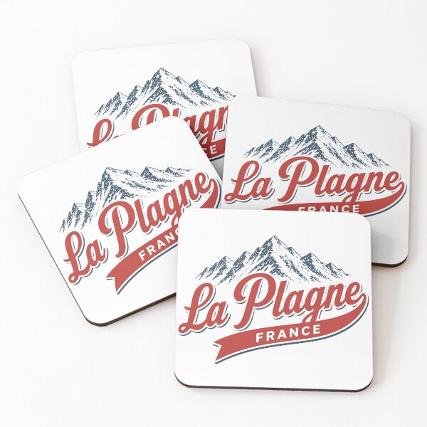 Item preview, La Plagne France Ski Resort Mountain Retro Travel Graphic designed and sold by JackCurtis1991.