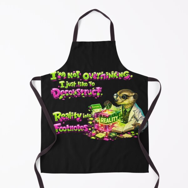 Item preview, I’m Not Overthinking – Meerkat Deconstructing Reality into Footnotes designed and sold by InnerwayStudio.