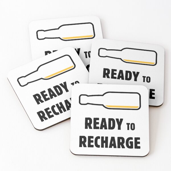 Item preview, Ready To Recharge (Beer Drinker / Ale / Lager / Alcohol / POS 2C) designed and sold by MrFaulbaum.
