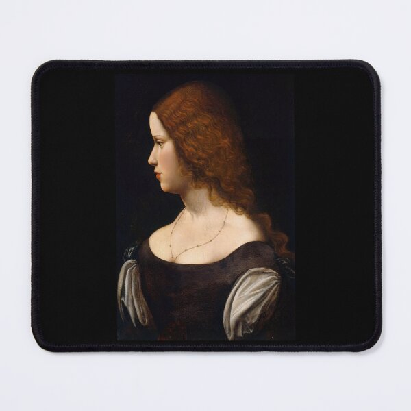 Item preview, Portrait of a Young Lady by Leonardo da Vinci: High Renaissance Profile Poster designed and sold by artofuniverse.